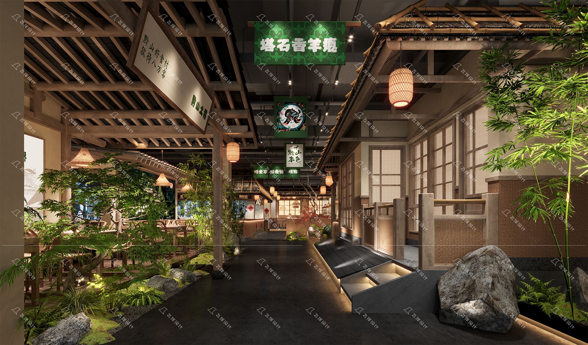 設計案例：貴州黔山市集農貿市場